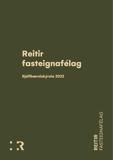 Vorschaubild Reitir fasteignafélag Nachhaltigkeitsbericht 2022