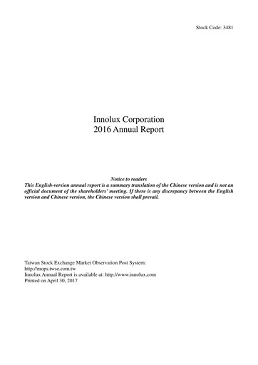 Thumbnail Innolux Annual Report 2016