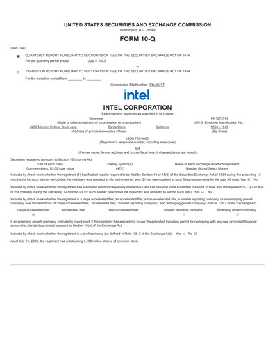 Vorschaubild Intel Quartalsbericht 2023-q2