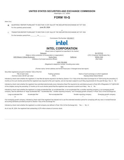 Vorschaubild Intel Quartalsbericht 2024-q2