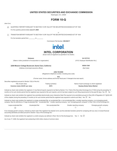Thumbnail Intel Quarterly Report 2026-q2