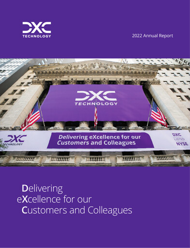 Thumbnail DXC Technology
 Annual Report 2021-2022