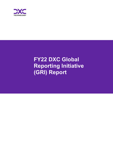Thumbnail DXC Technology
 ESG Report 2021-2022