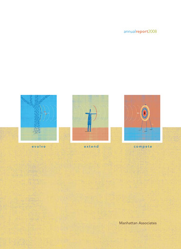 Thumbnail Manhattan Associates
 Annual Report 2008