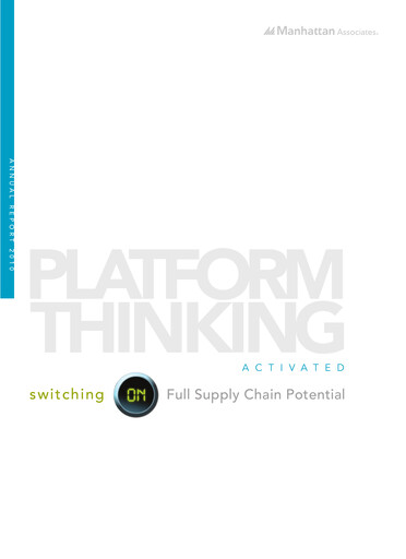 Thumbnail Manhattan Associates
 Annual Report 2010