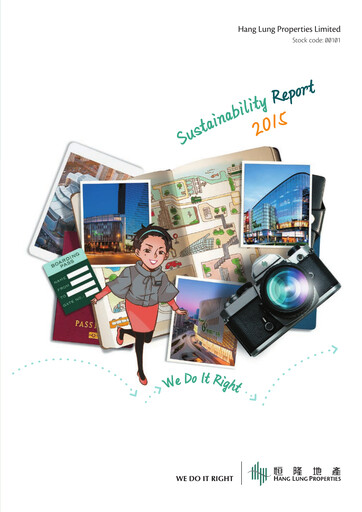 Thumbnail Hang Lung Properties Sustainability Report 2015