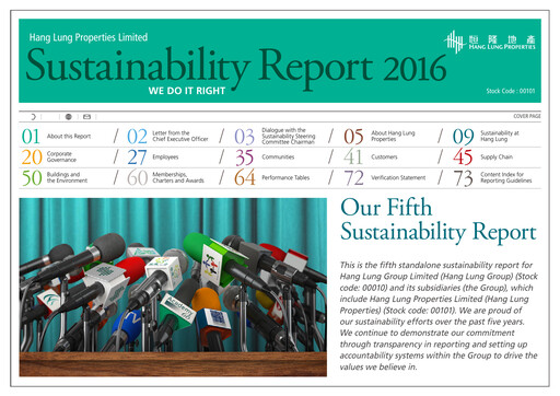 Thumbnail Hang Lung Properties Sustainability Report 2016