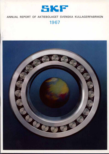 Miniature SKF India Rapport annuel 1967