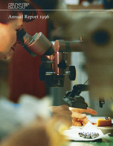 Miniature SKF India Rapport annuel 1996