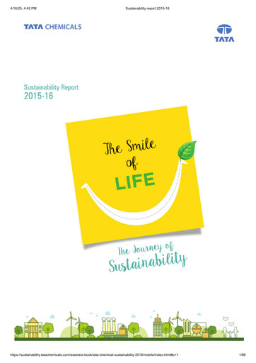 Thumbnail Tata Chemicals
 Sustainability Report 2015-2016