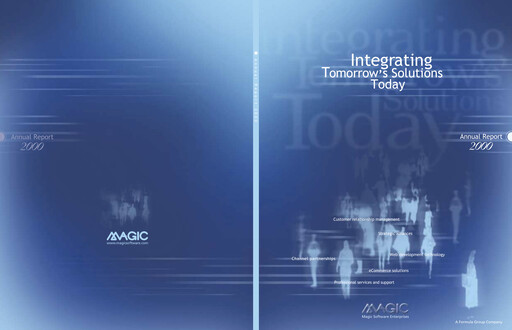 Thumbnail Magic Software Annual Report 2000