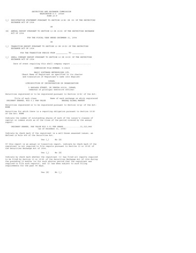 Thumbnail Magic Software Annual Report 2006