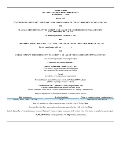 Thumbnail Magic Software Annual Report 2024