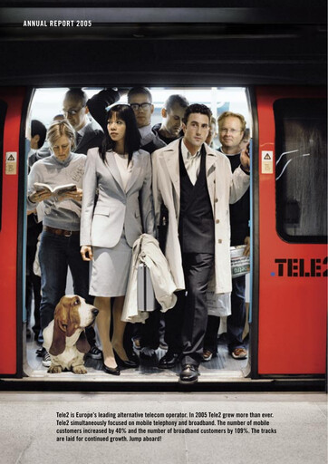 Thumbnail Tele2 Annual Report 2005
