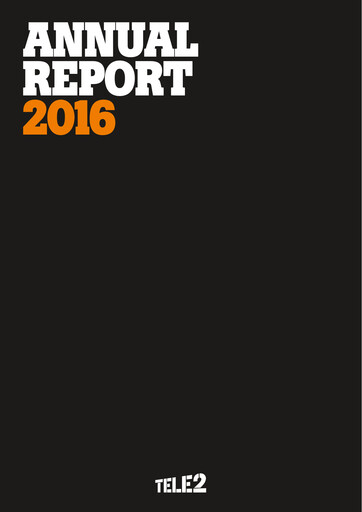 Thumbnail Tele2 Annual Report 2016
