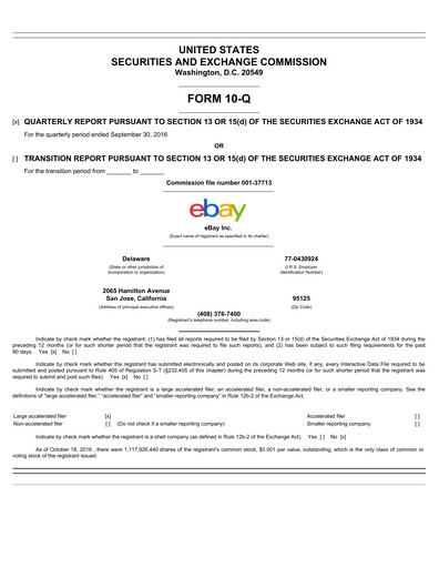 Thumbnail eBay Quarterly Report 2016-q3