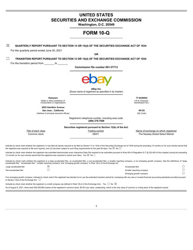 Thumbnail eBay Quarterly Report 2021-q2