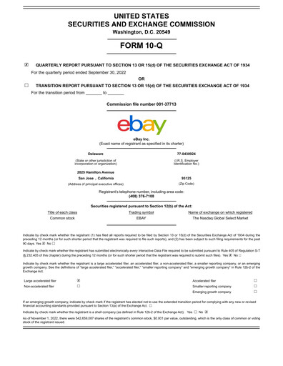 Thumbnail eBay Quarterly Report 2022-q3