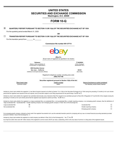 Thumbnail eBay Quarterly Report 2025-q1