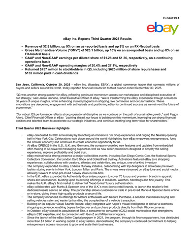 Thumbnail eBay Quarterly Report 2025-q3