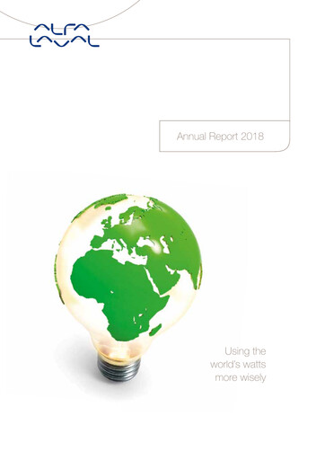 Thumbnail Alfa Laval
 Annual Report 2018
