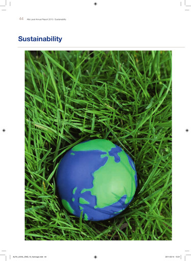 Thumbnail Alfa Laval
 Sustainability Report 2010