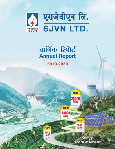 Miniature SJVN
 Rapport annuel 2019-2020