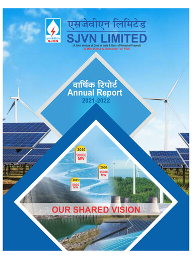 Miniature SJVN
 Rapport annuel 2021-2022