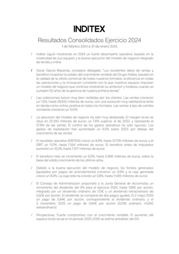 Thumbnail Inditex Financial Report 2024