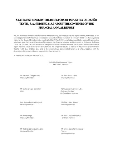 Thumbnail Inditex Financial Statement 2020