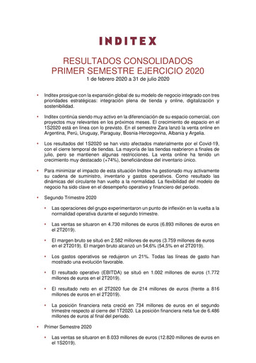 Thumbnail Inditex Half-year Report 2020-h1