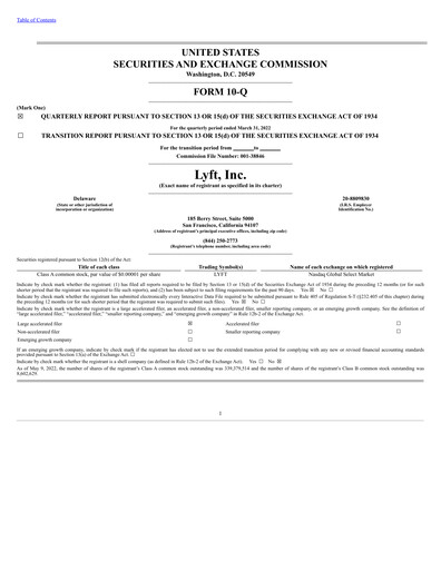 Thumbnail Lyft Quarterly Report 2022-q1