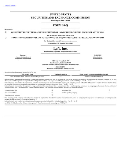 Thumbnail Lyft Quarterly Report 2026-q2