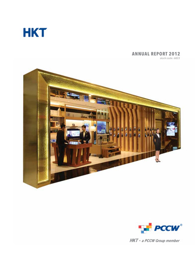 Miniature Hong Kong Telecom
 Rapport annuel 2012