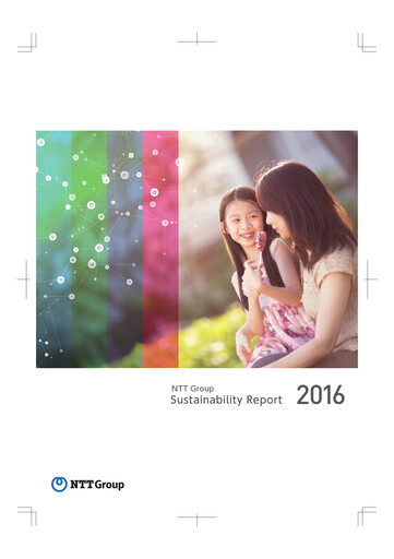 Thumbnail NTT (Nippon Telegraph & Telephone)

 Sustainability Report 2016