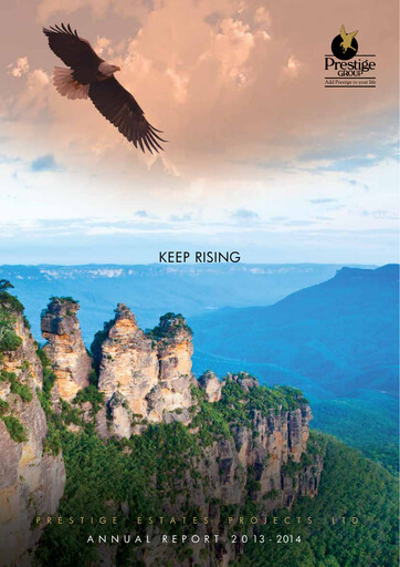 Thumbnail Prestige Group
 Annual Report 2013-2014