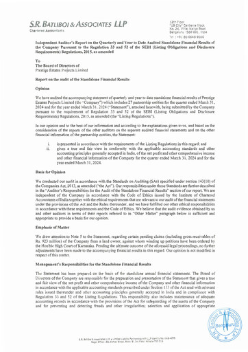 Thumbnail Prestige Group
 Financial Statement 2023-2024