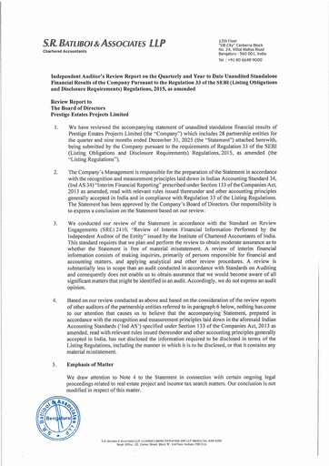 Thumbnail Prestige Group
 Quarterly Report 2025-q3
