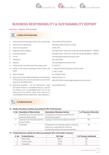 Miniature Prestige Group
 Rapport de durabilité 2022-2023