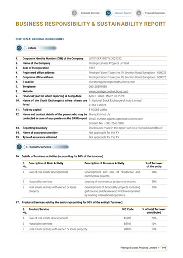 Miniature Prestige Group
 Rapport de durabilité 2023-2024