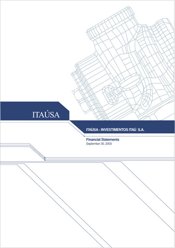 Thumbnail Itaúsa Quarterly Report 2003-q3
