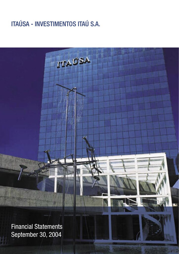 Thumbnail Itaúsa Quarterly Report 2004-q3