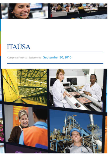 Thumbnail Itaúsa Quarterly Report 2010-q3