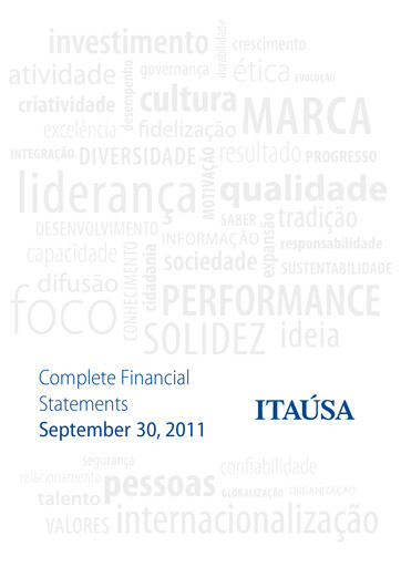 Thumbnail Itaúsa Quarterly Report 2011-q3