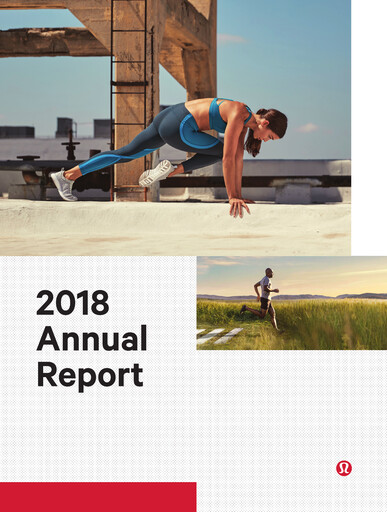 Thumbnail lululemon athletica Annual Report 2018