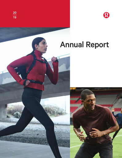 Thumbnail lululemon athletica Annual Report 2019