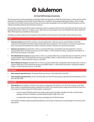 Thumbnail lululemon athletica Quarterly Report 2025-q1