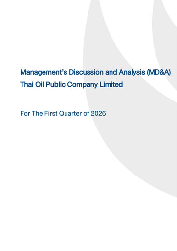 Thumbnail Thai Oil Quarterly Report 2026-q1