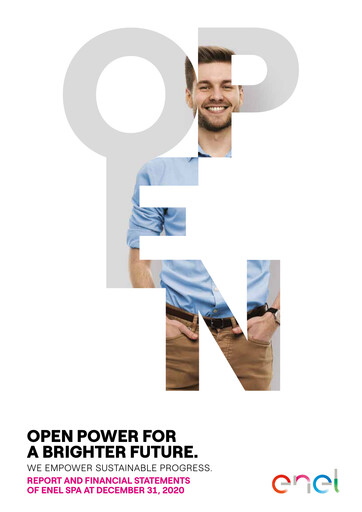 Miniature Enel Bilan financier 2020