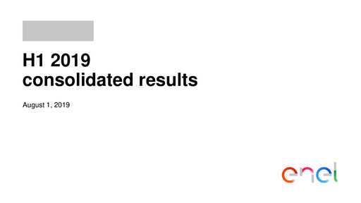 Thumbnail Enel Half-year Report 2019-h1